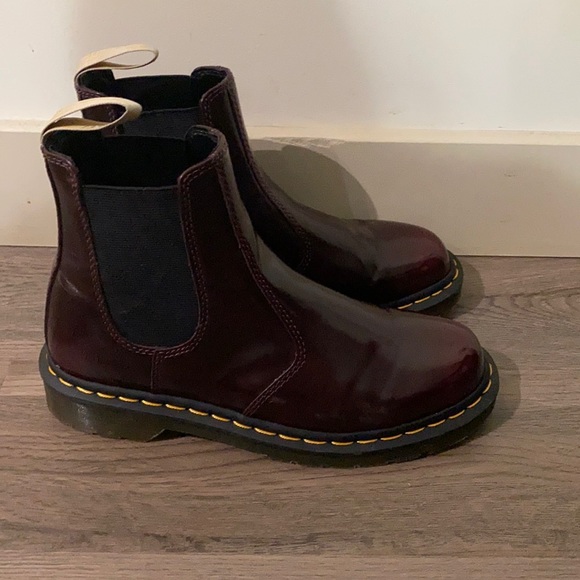 Dr. Martens Shoes - Dr Martens Vegan Cherry Red Chelsea Boot